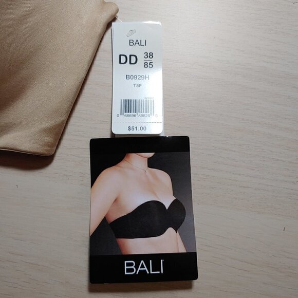 NWT BALI Nude strapless 4 ways convertible straps bra - Picture 8 of 12